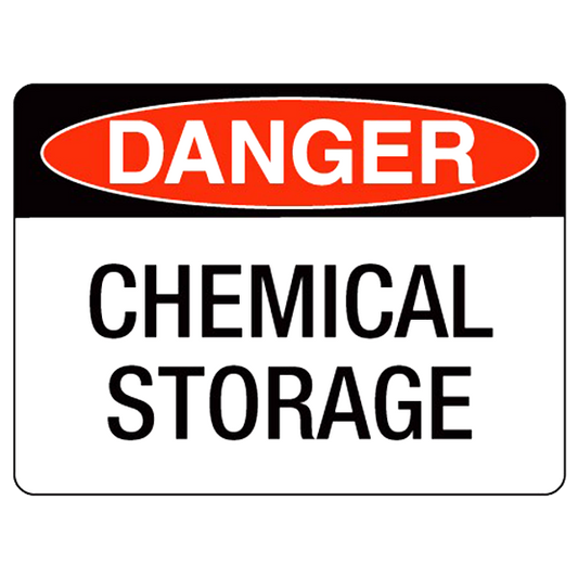 Danger - Chemical Storage - 300 x 180