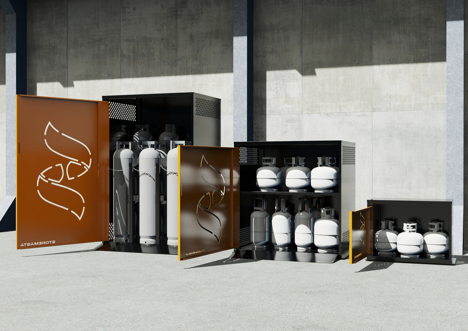 Gas Bottle Storage - Premium Range