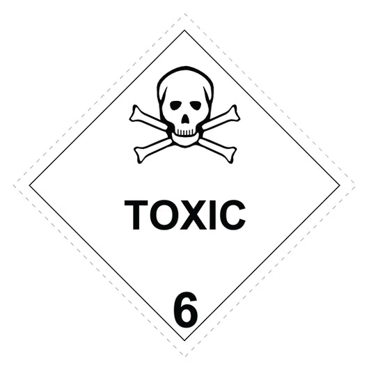 Class 6.1 - Toxic Substances - 150 x 150