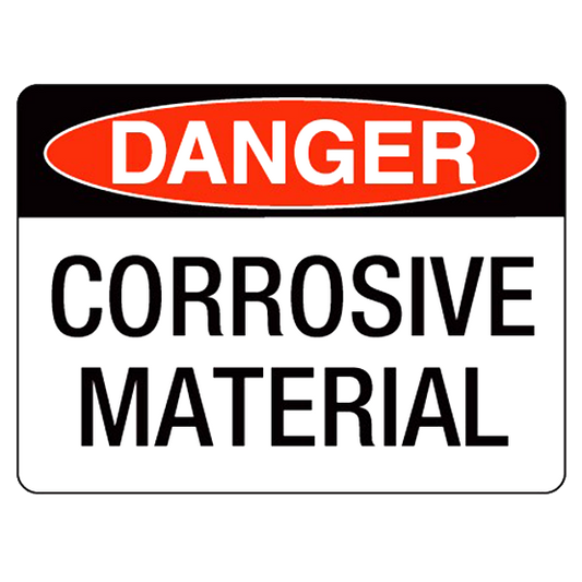 Danger - Corrosive Substances - 400 x 250