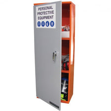 PPE Storage Cabinet - Single Large Door - 3 Shelves